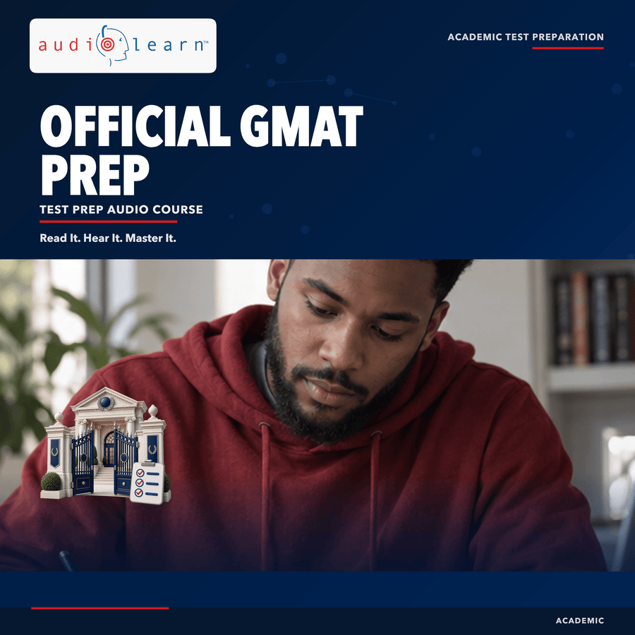 Official GMAT Prep audio course cover