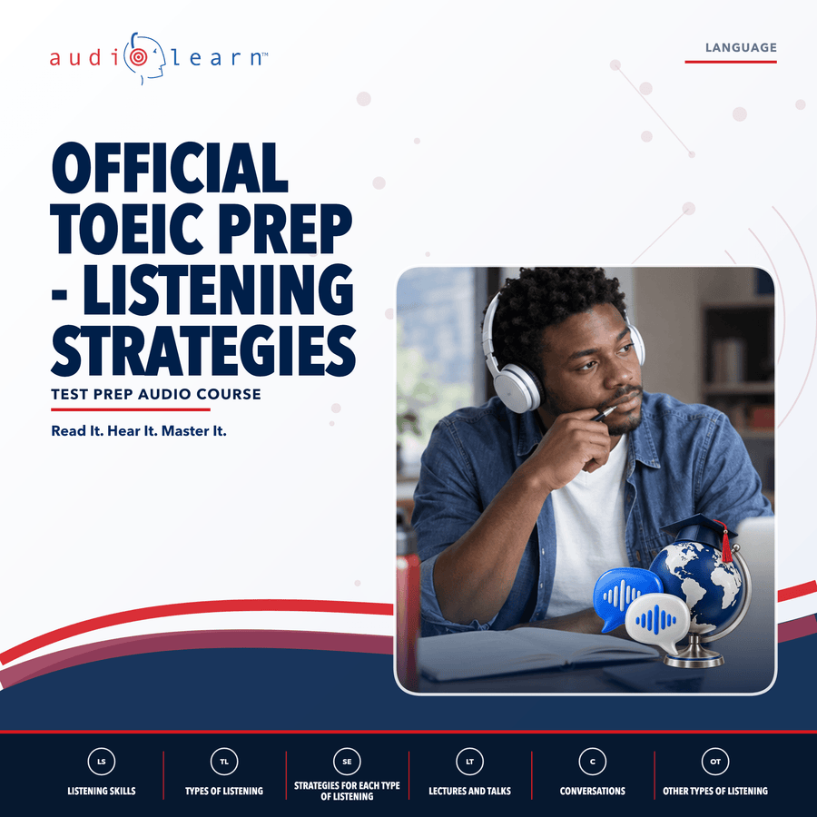 Official TOEIC Prep - Listening Strategies audio course cover