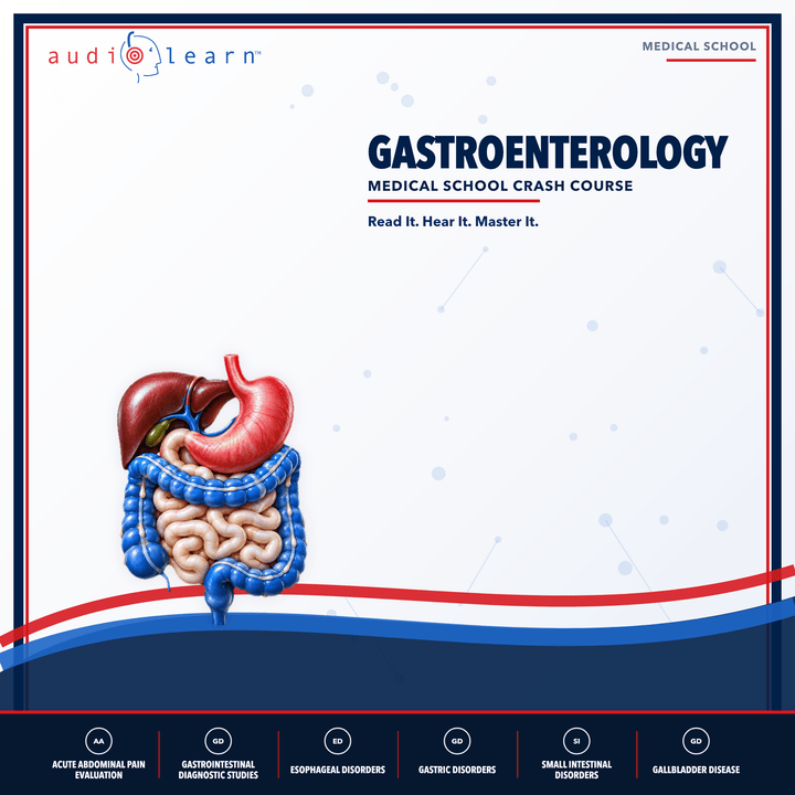 Gastroenterology AudioLearn study guide cover