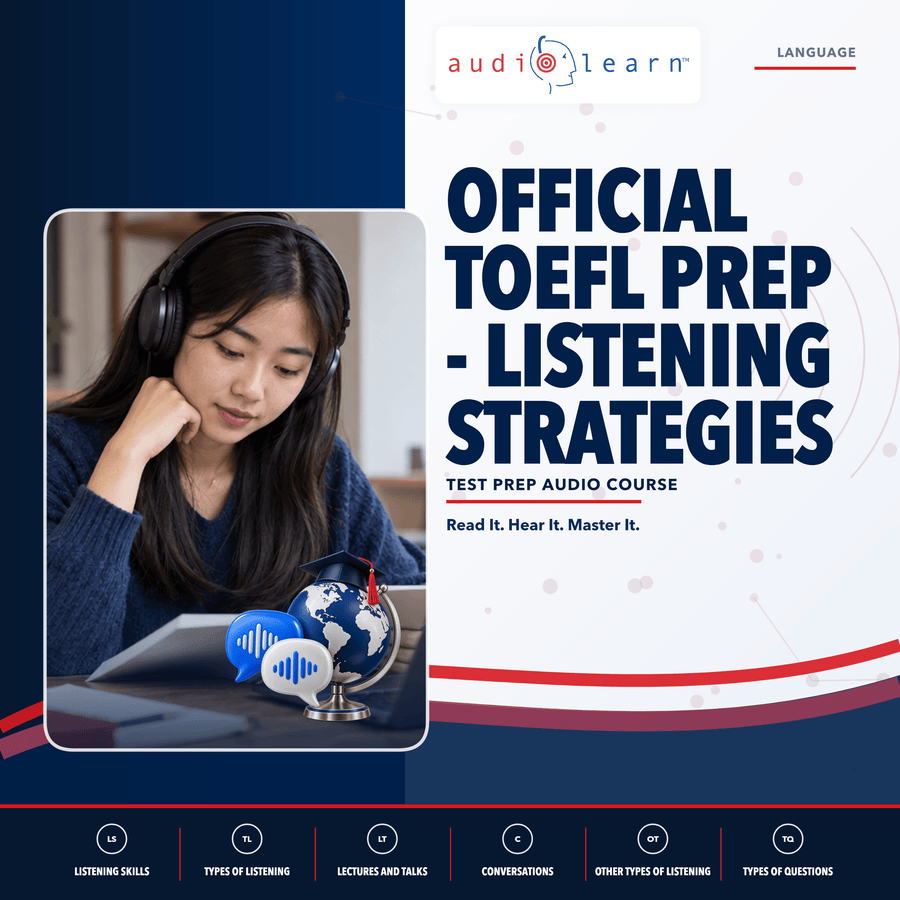 Official TOEFL Prep - Listening Strategies audio course cover