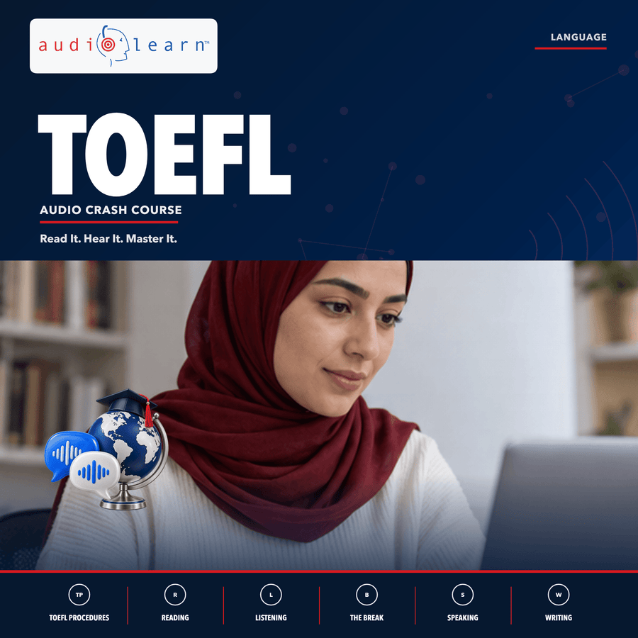 TOEFL audio course cover