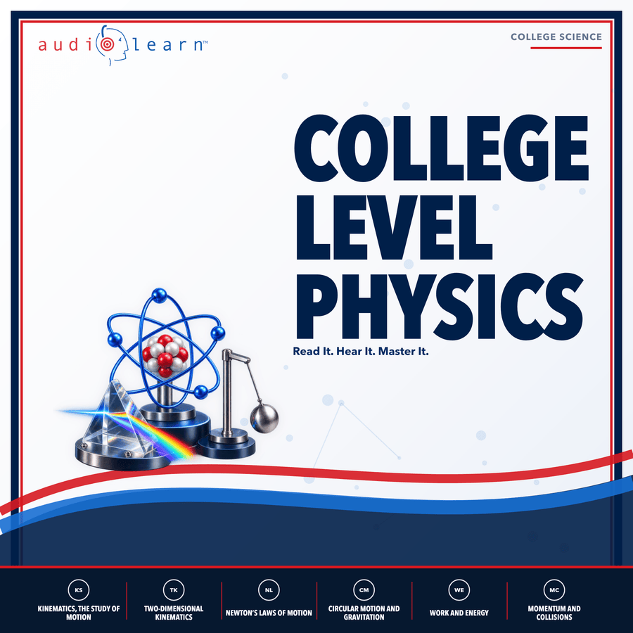 College Level Physics audio course cover