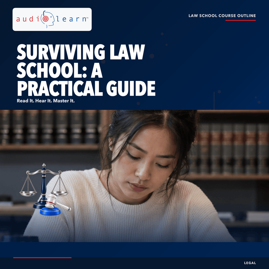Surviving Law School: A Practical Guide audio course cover