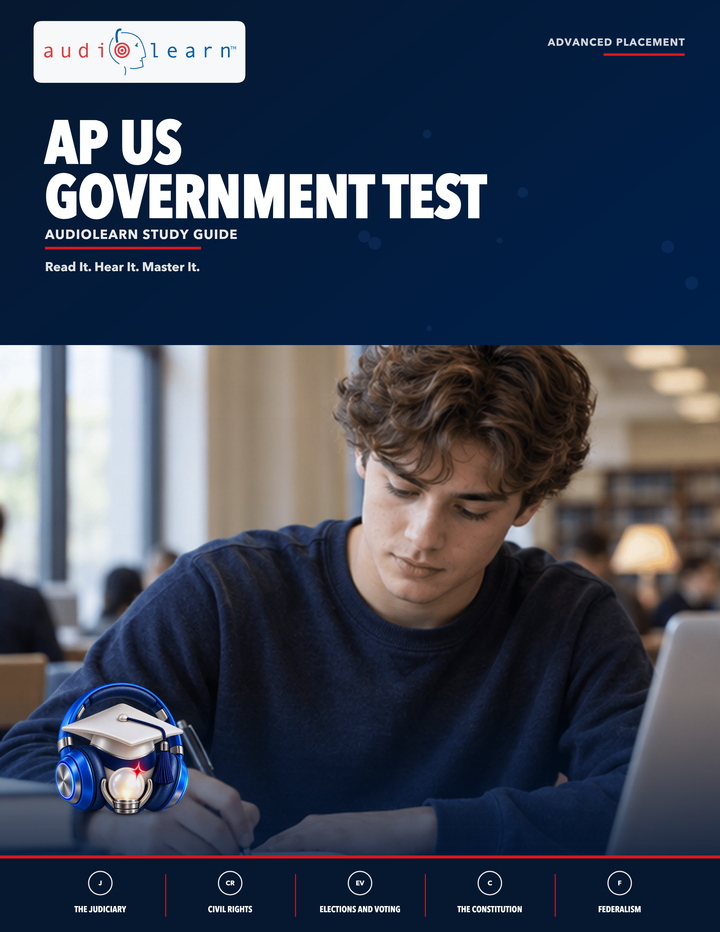 AP US Government Test AudioLearn eBook cover