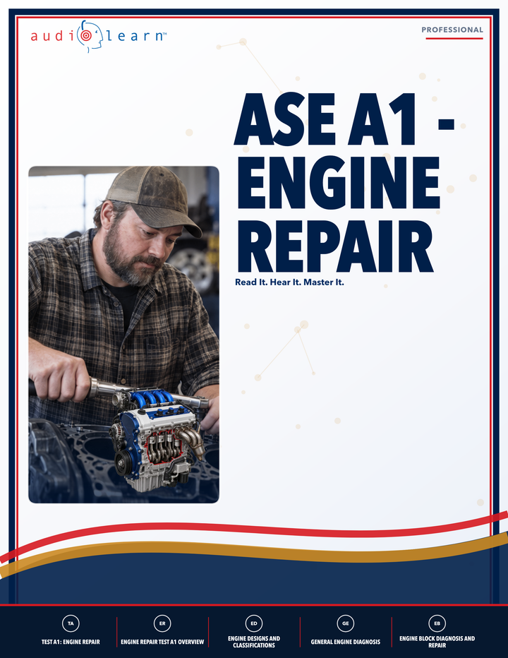 ASE A1 - Engine Repair AudioLearn eBook cover