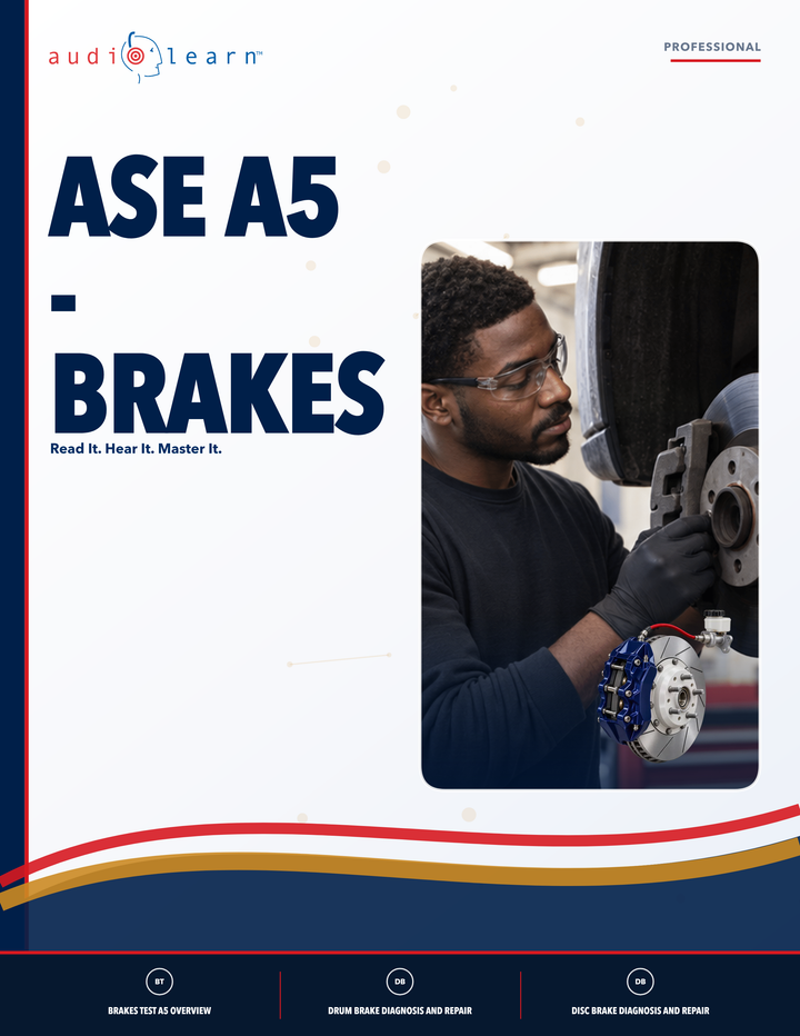 ASE A5 - Brakes AudioLearn eBook cover