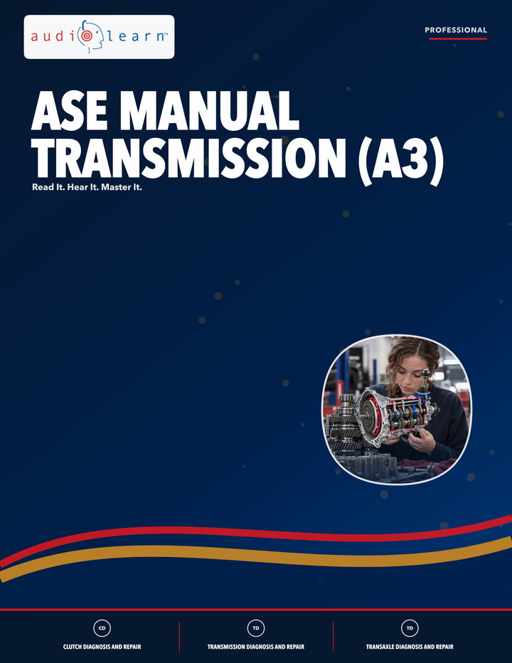 ASE Manual Transmission (A3) AudioLearn eBook cover