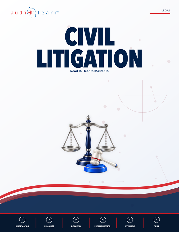 Civil Litigation AudioLearn eBook cover