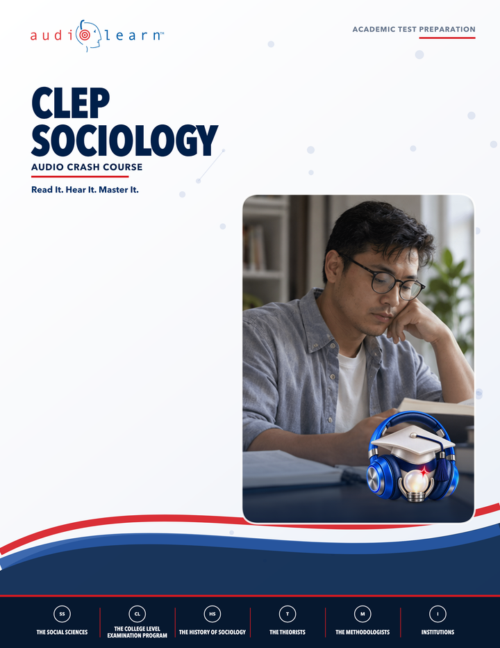 CLEP Sociology AudioLearn eBook cover