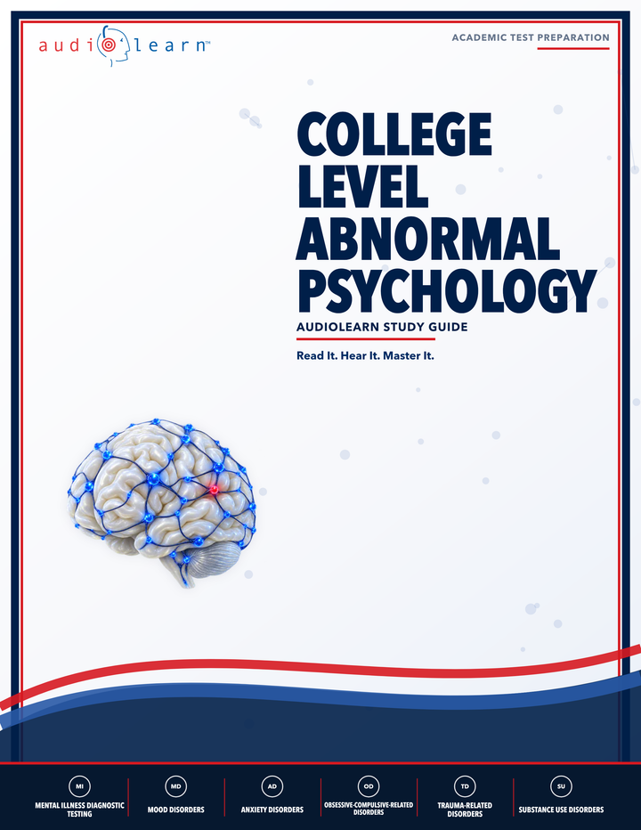 College Level Abnormal Psychology AudioLearn eBook cover