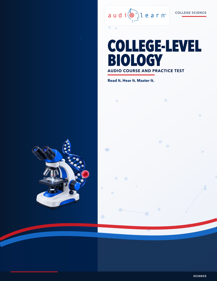 College-Level Biology AudioLearn eBook cover