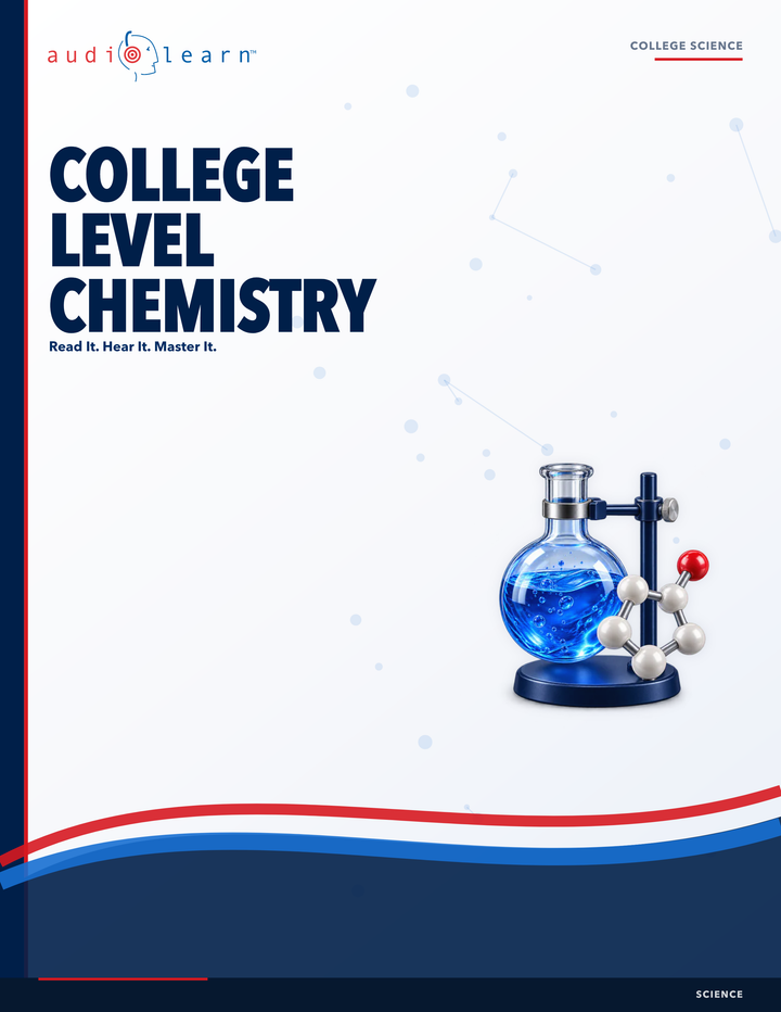 College Level Chemistry AudioLearn eBook cover
