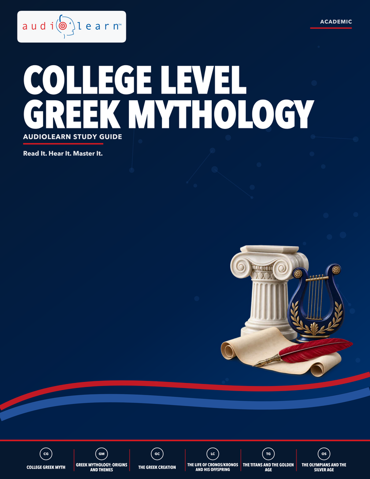 College Level Greek Mythology AudioLearn eBook cover