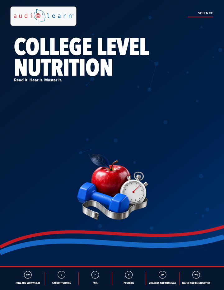 College Level Nutrition AudioLearn eBook cover