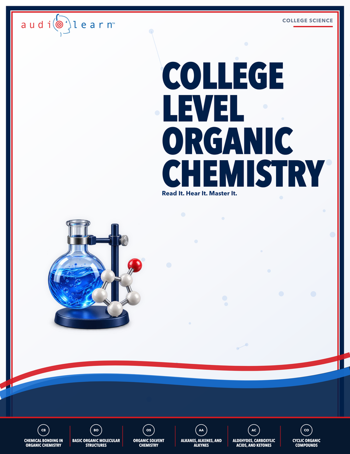 College Level Organic Chemistry AudioLearn eBook cover