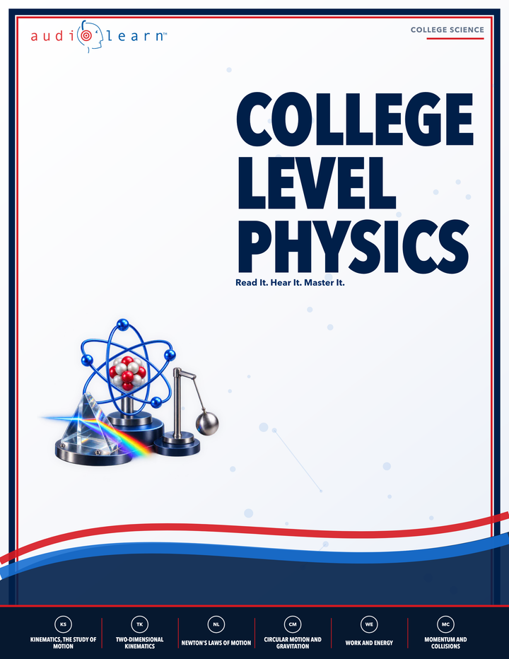 College Level Physics AudioLearn eBook cover