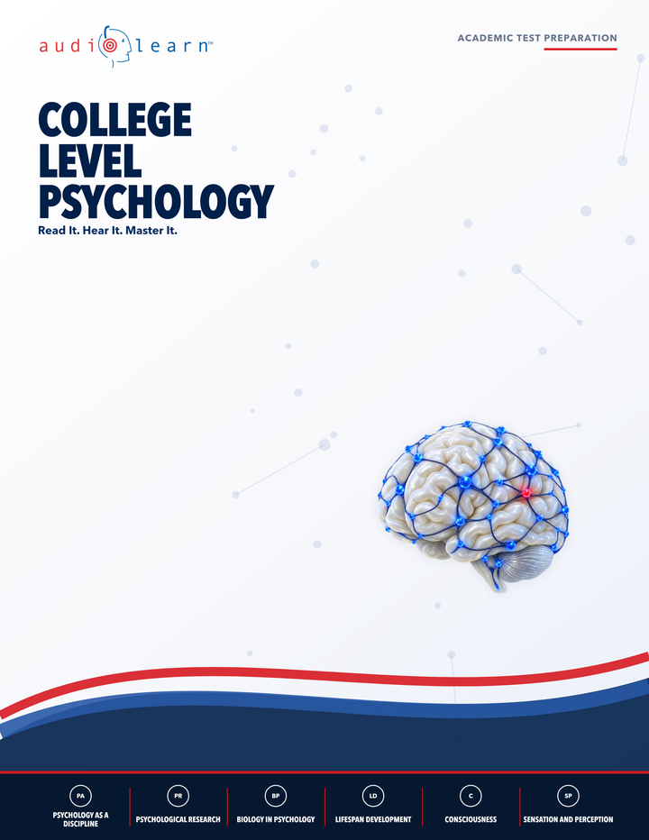 College Level Psychology AudioLearn eBook cover