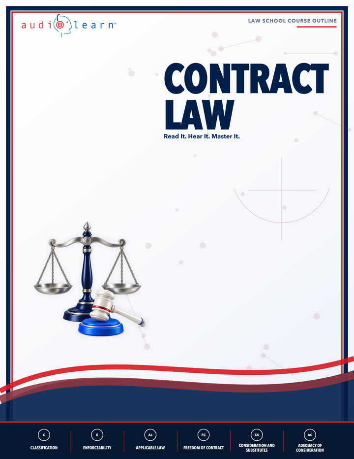Contract Law AudioLearn eBook cover