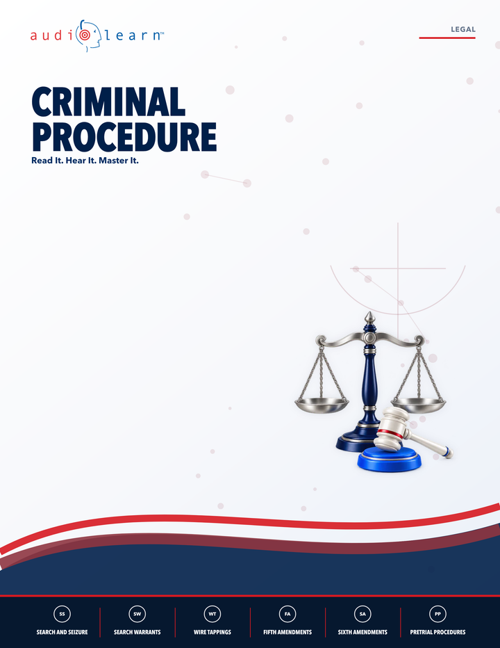 Criminal Procedure AudioLearn eBook cover