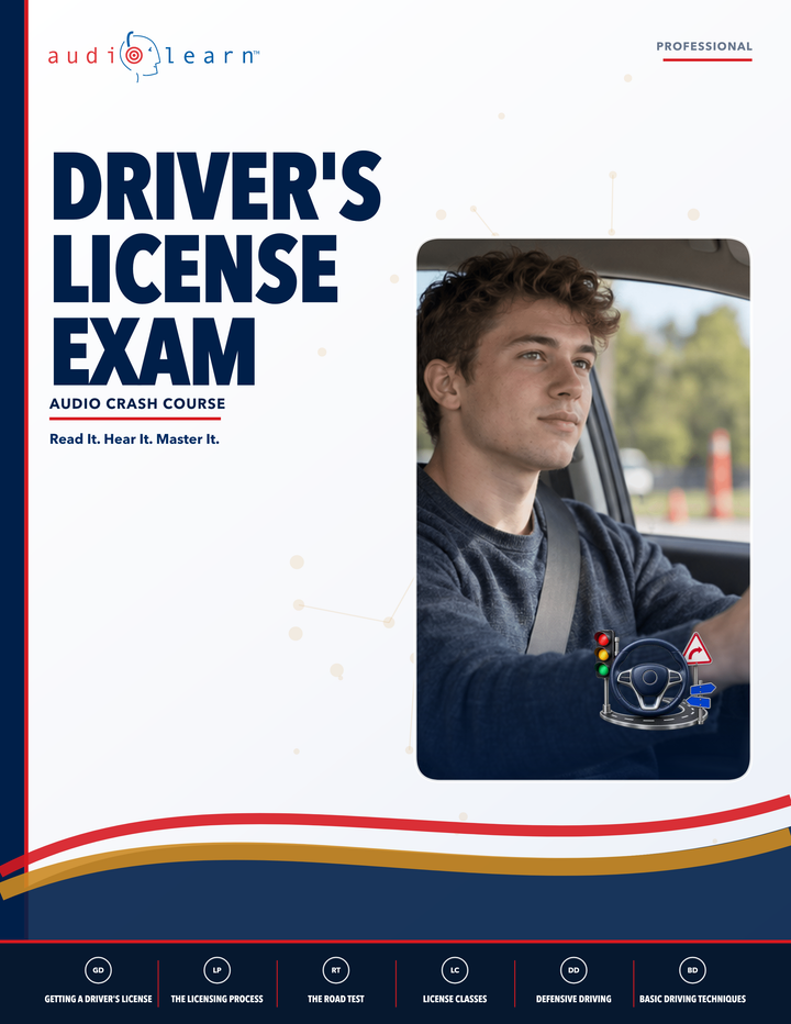 Driver's License Exam AudioLearn eBook cover