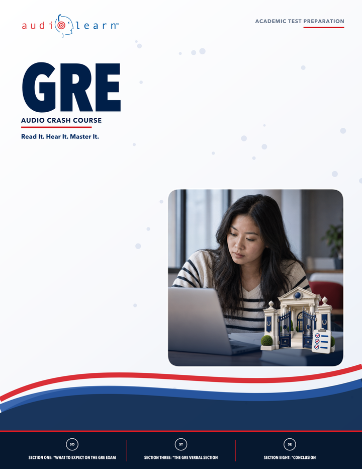 GRE AudioLearn eBook cover