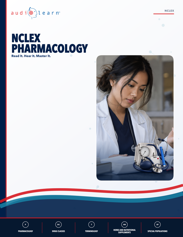 NCLEX Pharmacology AudioLearn eBook cover