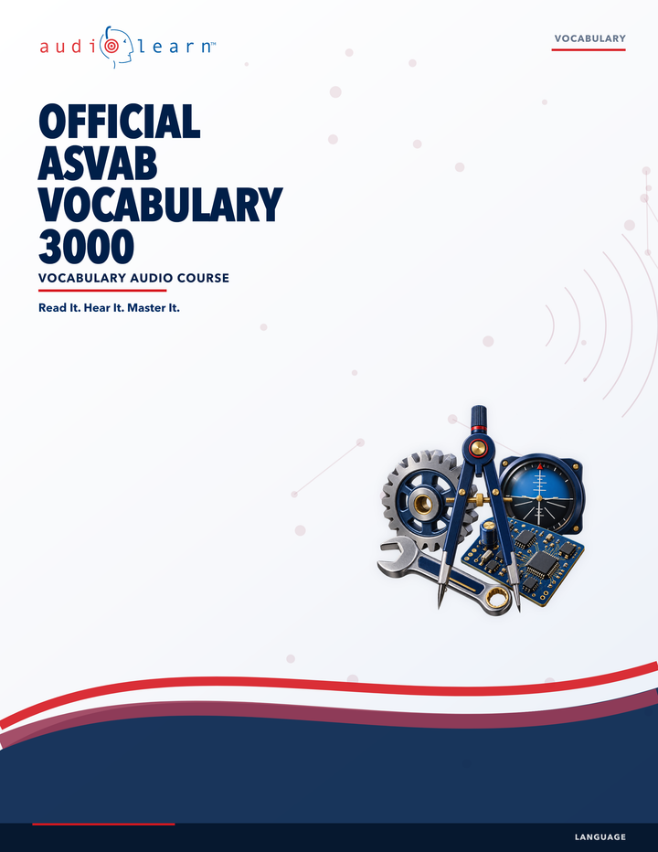 Official ASVAB Vocabulary 3000 AudioLearn eBook cover