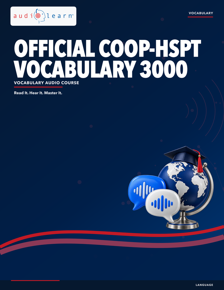 Official COOP-HSPT Vocabulary 3000 AudioLearn eBook cover