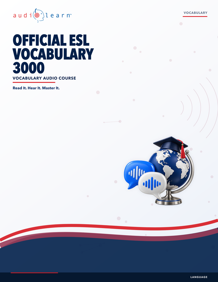 Official ESL Vocabulary 3000 AudioLearn eBook cover