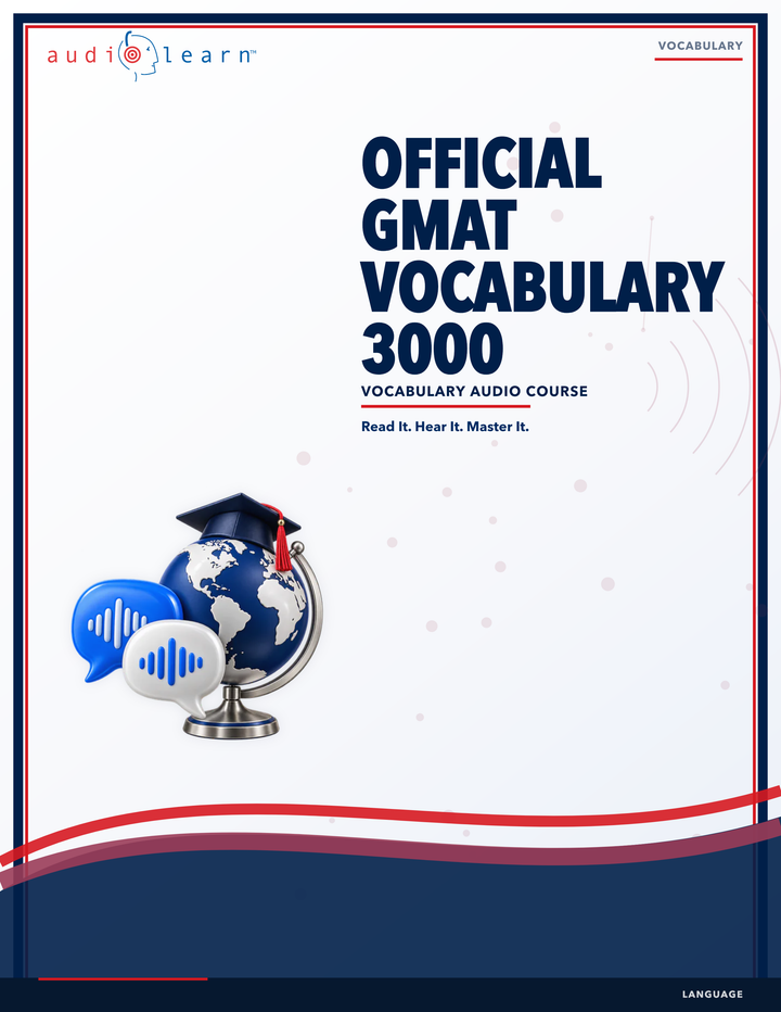 Official GMAT Vocabulary 3000 AudioLearn eBook cover