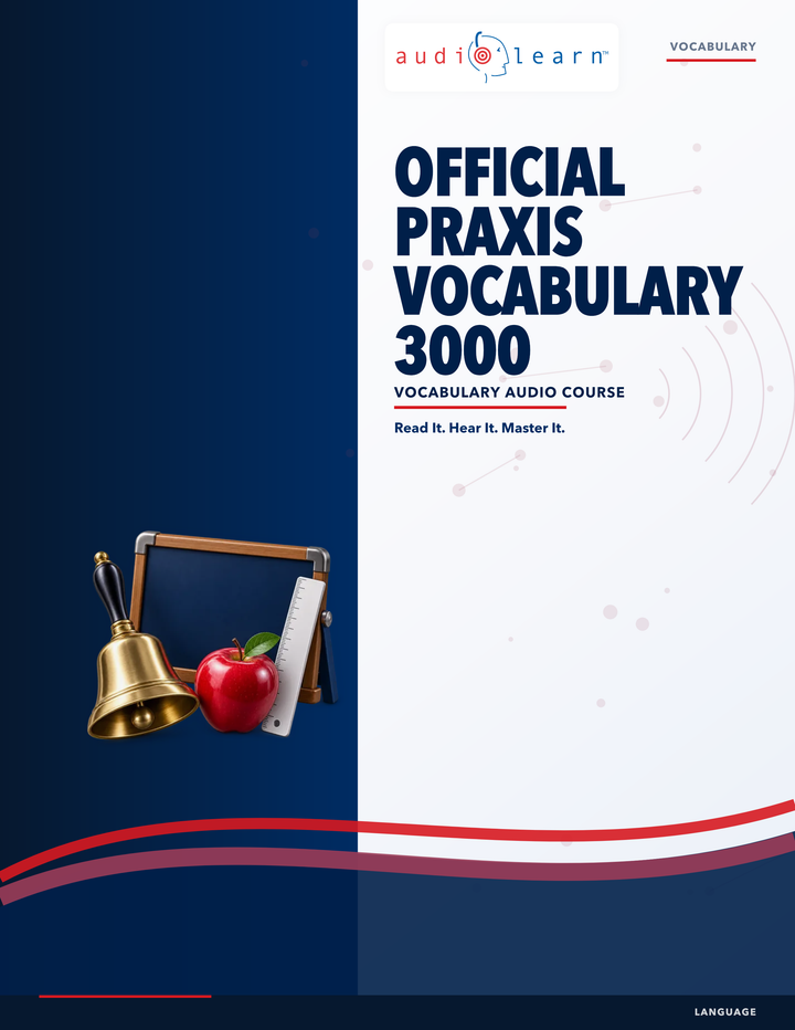 Official Praxis Vocabulary 3000 AudioLearn eBook cover