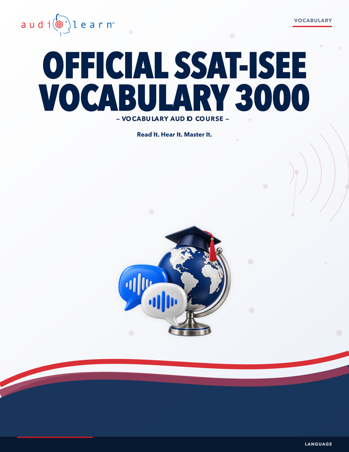Official SSAT-ISEE Vocabulary 3000 AudioLearn eBook cover