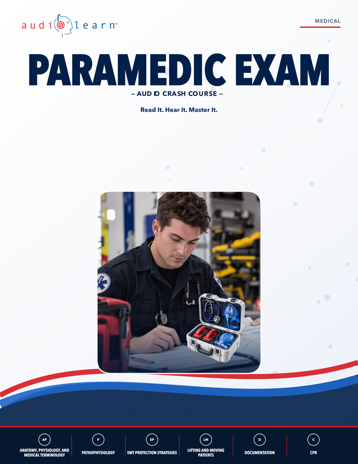 Paramedic Exam AudioLearn eBook cover