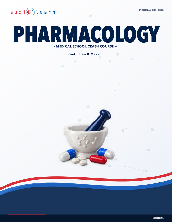 Pharmacology AudioLearn eBook cover