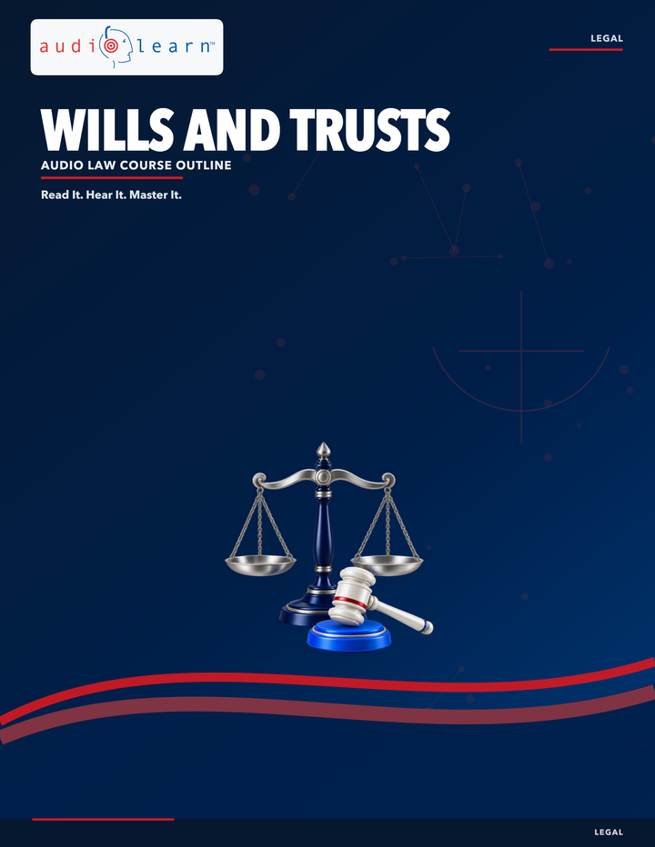 Wills and Trusts AudioLearn eBook cover