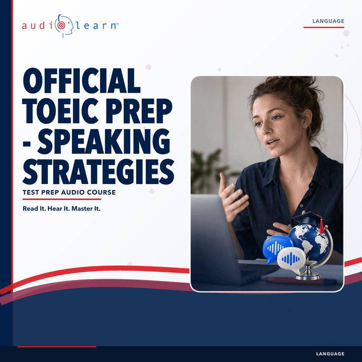 Official TOEIC Prep - SPEAKING STRATEGIES AudioLearn study guide cover