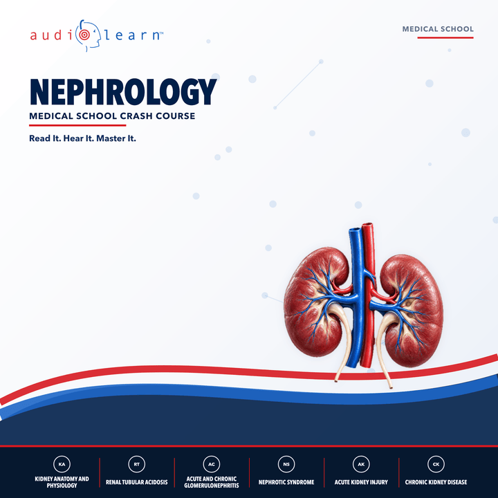 Nephrology AudioLearn study guide cover