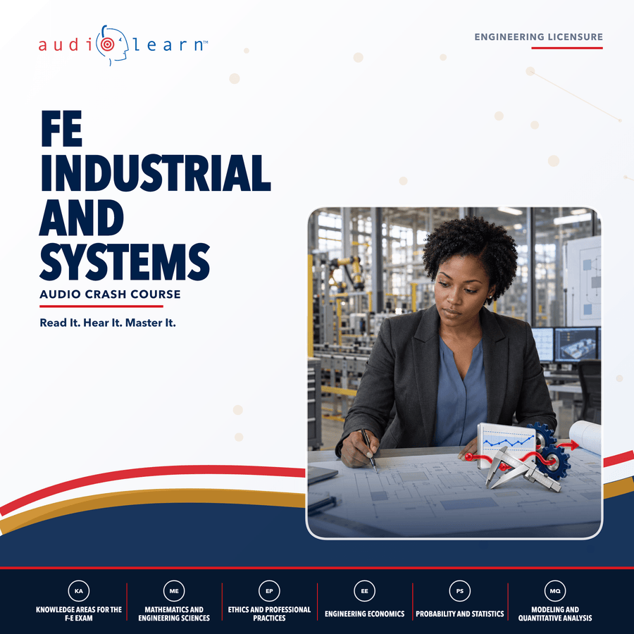 FE Industrial and Systems audio course cover
