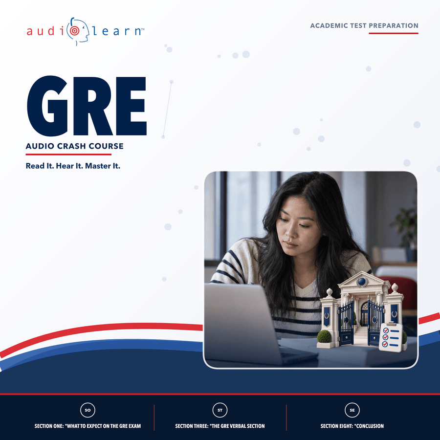 GRE audio course cover