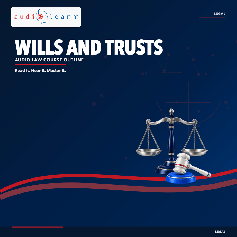 Wills and Trusts audio course cover