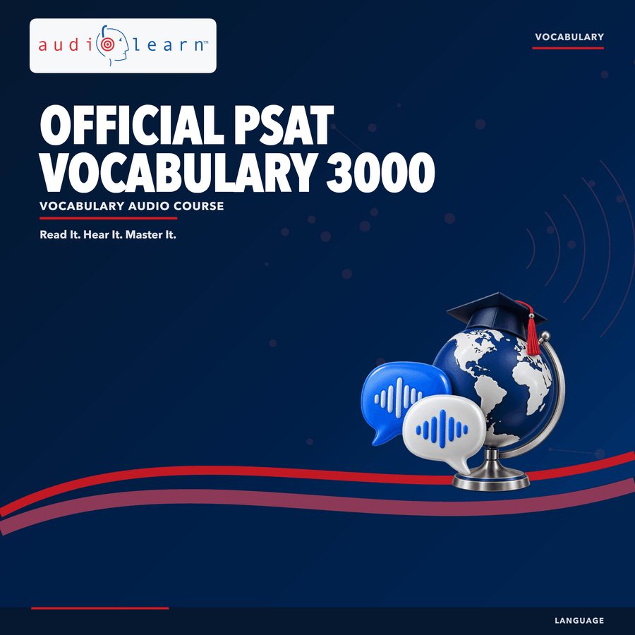 Official PSAT Vocabulary 3000 audio course cover