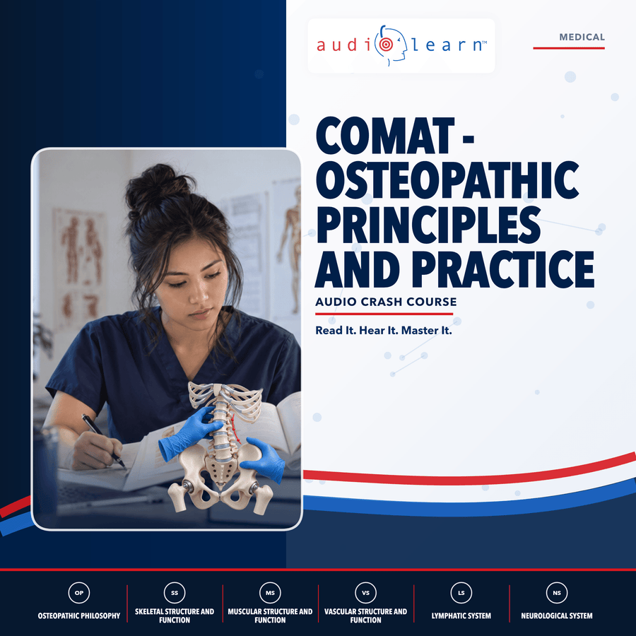 COMAT Osteopathic Principles and Practice audio course cover