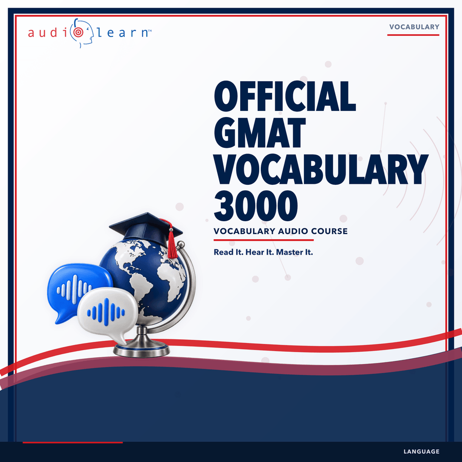 Official GMAT Vocabulary 3000 audio course cover