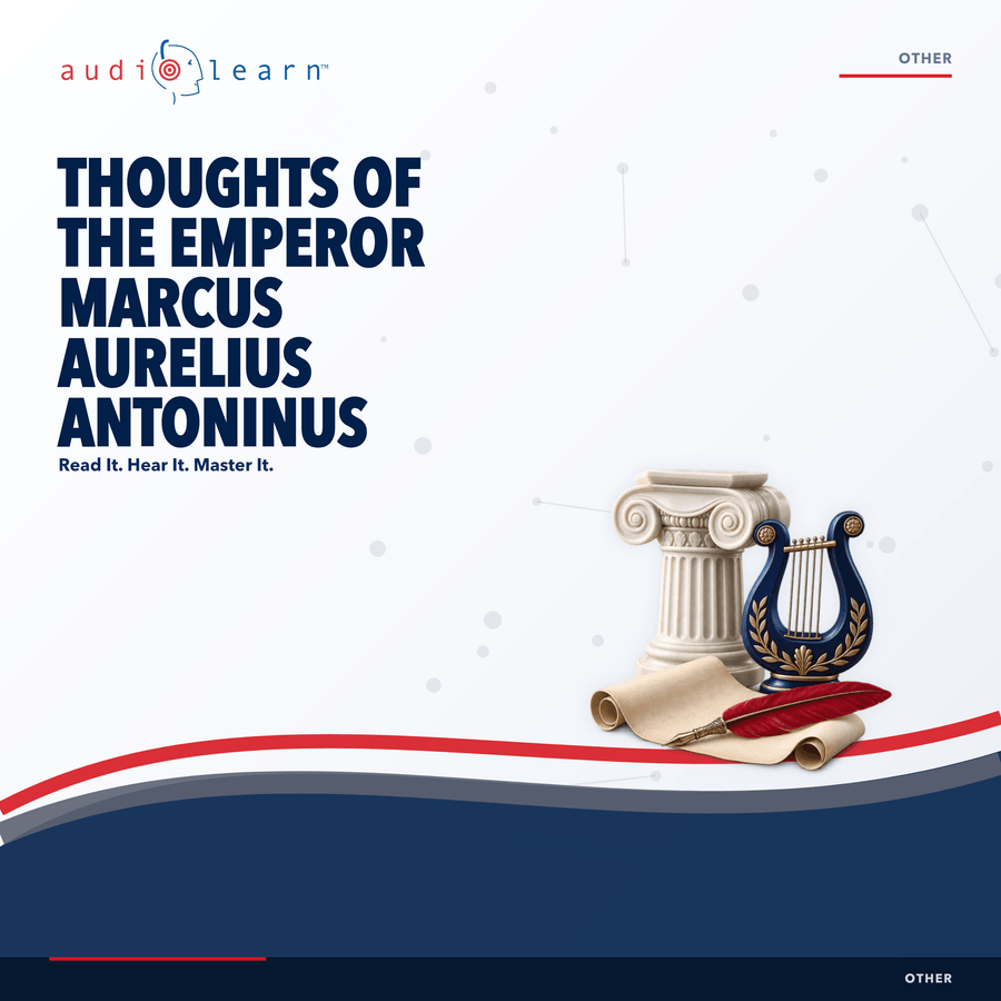 Thoughts of the Emperor Marcus Aurelius Antoninus AudioLearn study guide cover