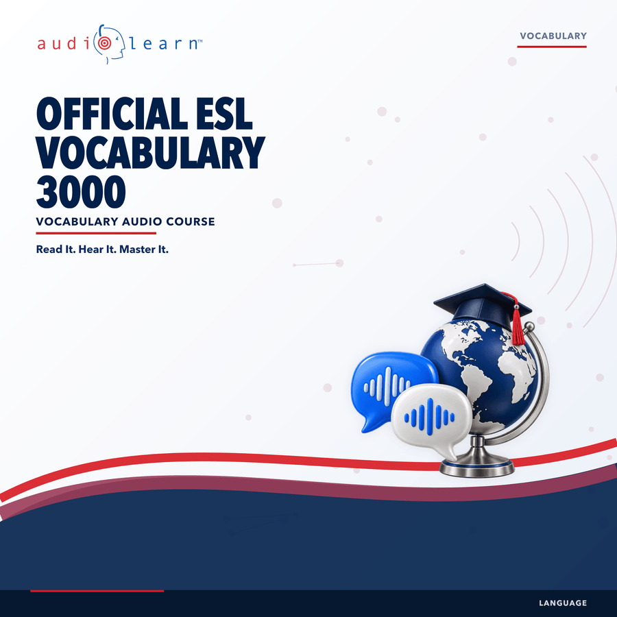 Official ESL Vocabulary 3000 audio course cover