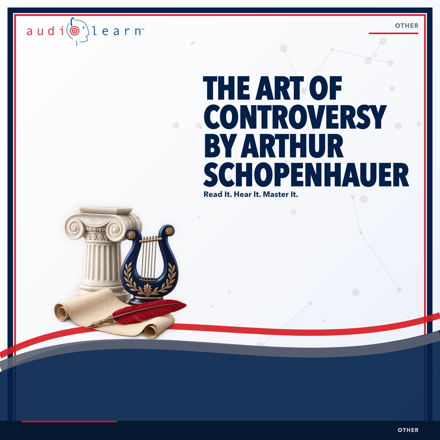 The Art of Controversy by Arthur Schopenhauer AudioLearn study guide cover