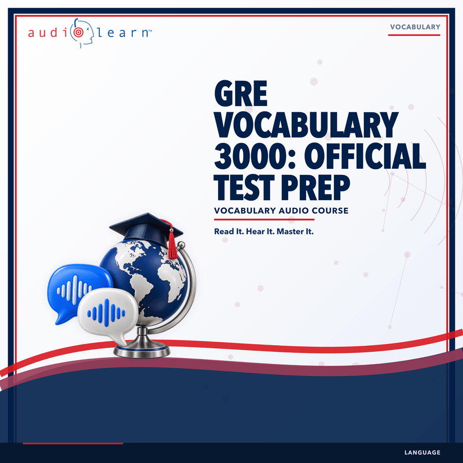 GRE Vocabulary 3000 audio course cover