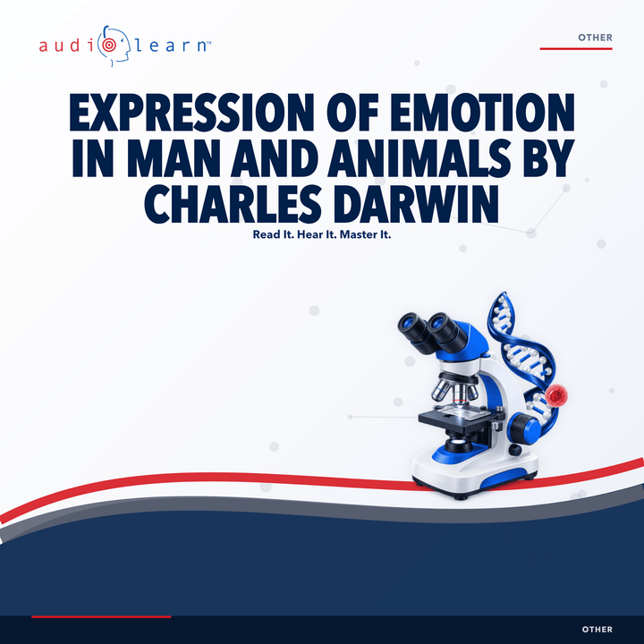 Expression of Emotion in Man and Animals by Charles Darwin AudioLearn study guide cover