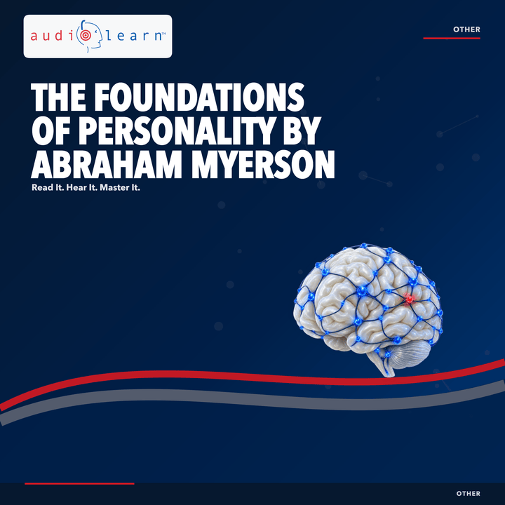 The Foundations of Personality by Abraham Myerson AudioLearn study guide cover