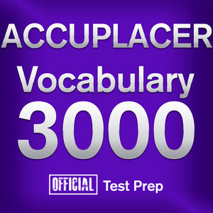 Official ACCUPLACER Vocabulary 3000 study guide practice exam